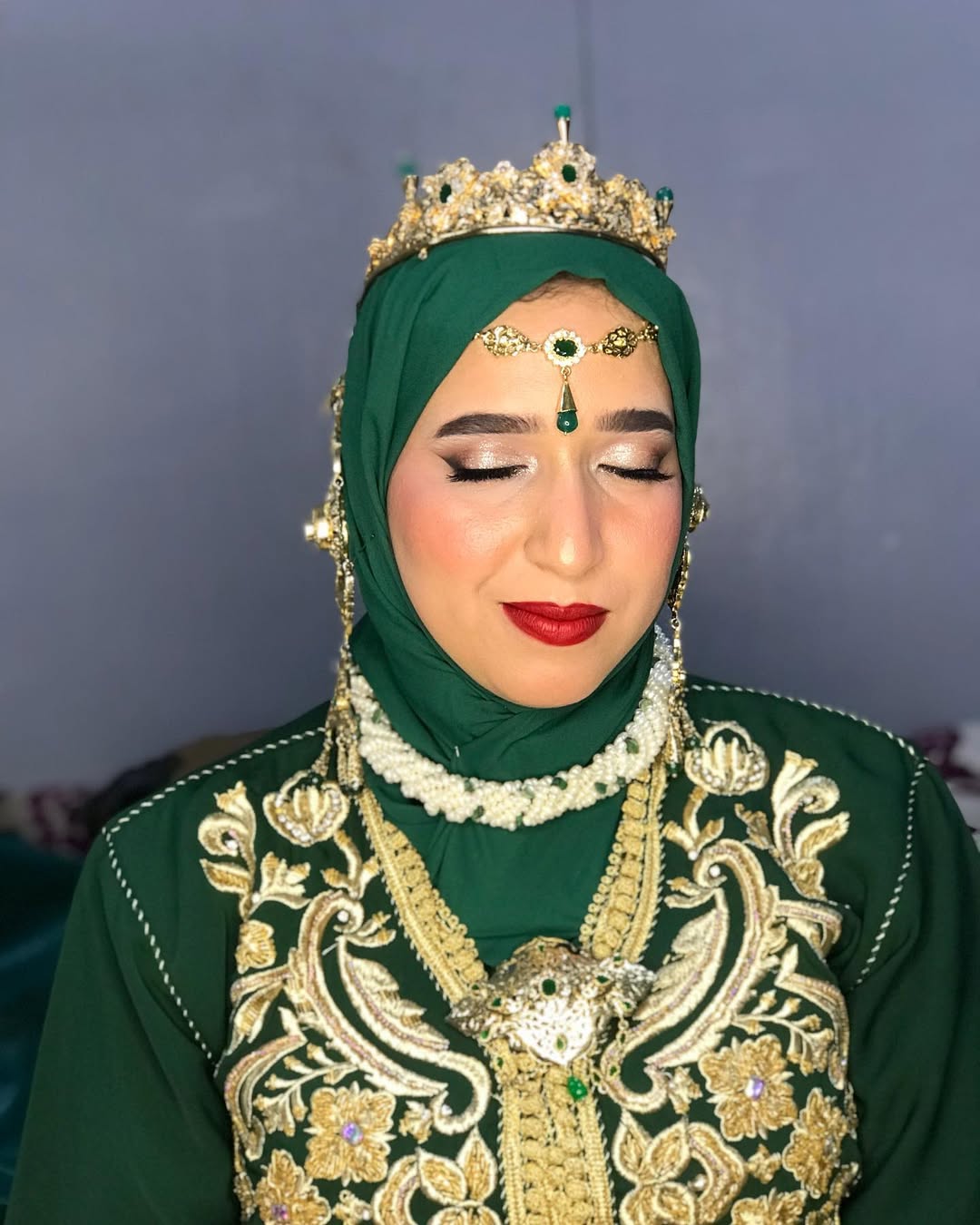 PROMOTION Maquillage mariée et invitée by Chama makeup basée sur Marrakech déplacement partout au Maroc 0778952824 #explore #fyp #morocco #bride #makeup (3)